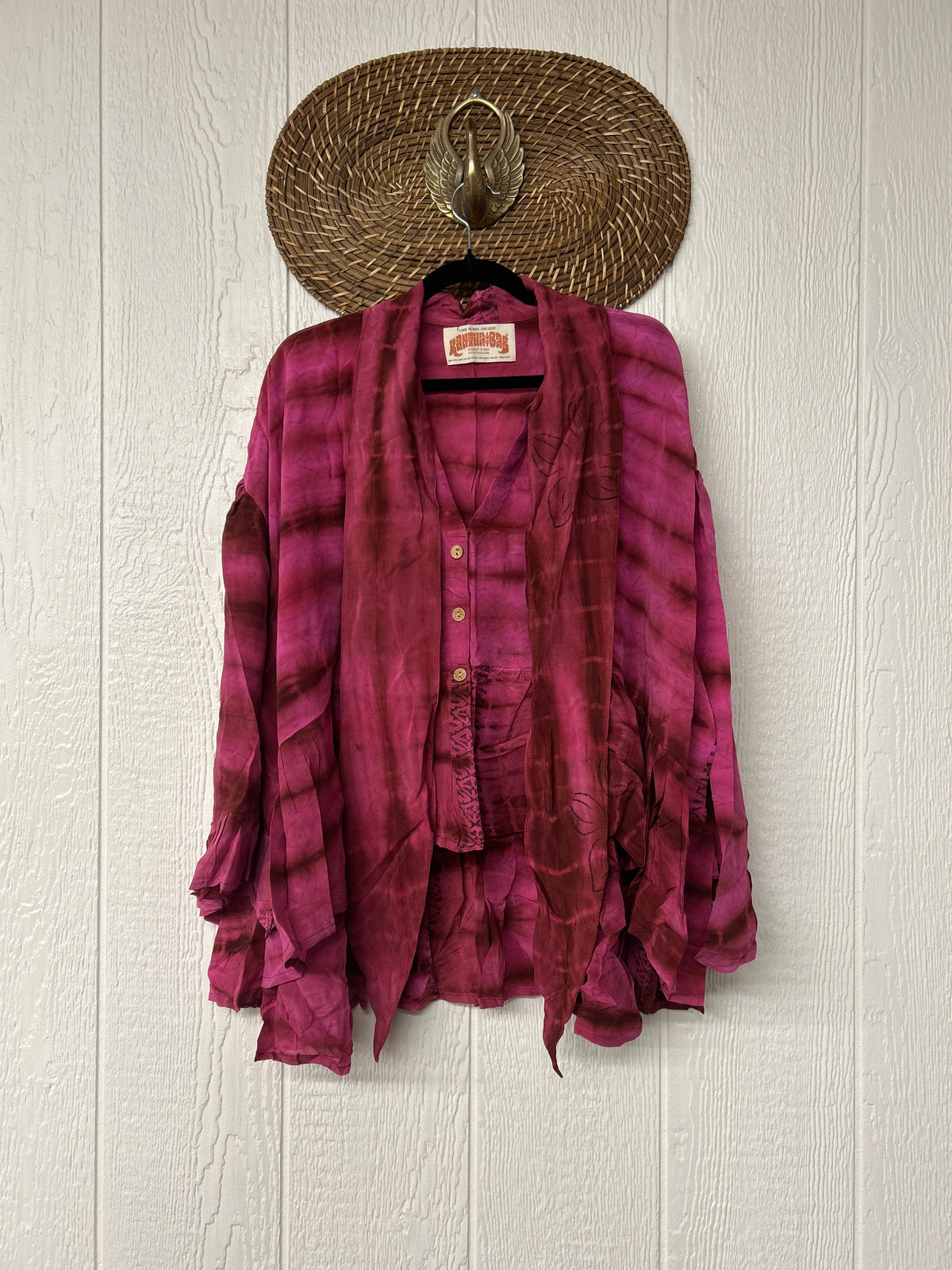 Crepe Sari Wild Rose Top 1026 157