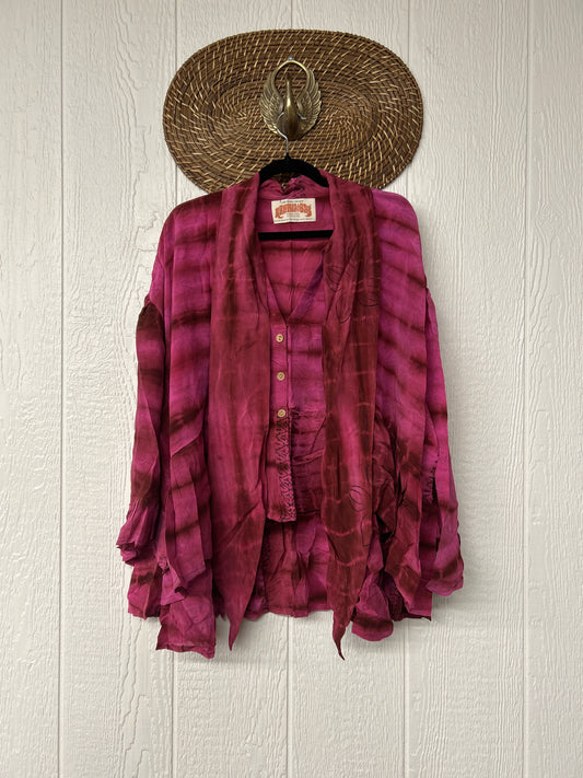 Crepe Sari Wild Rose Top 1026 157