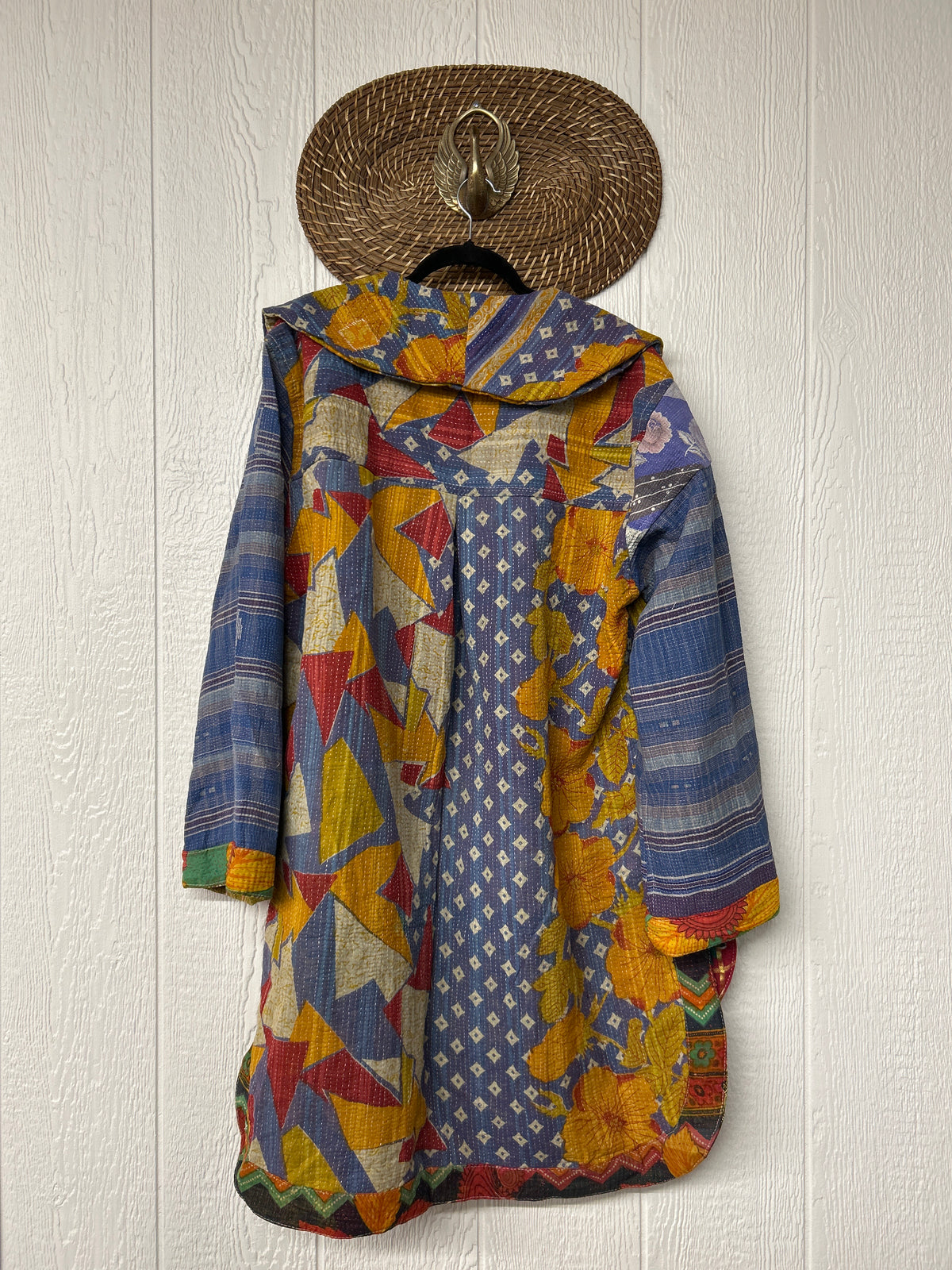 Fine Kantha Drifter Coat 1026 073