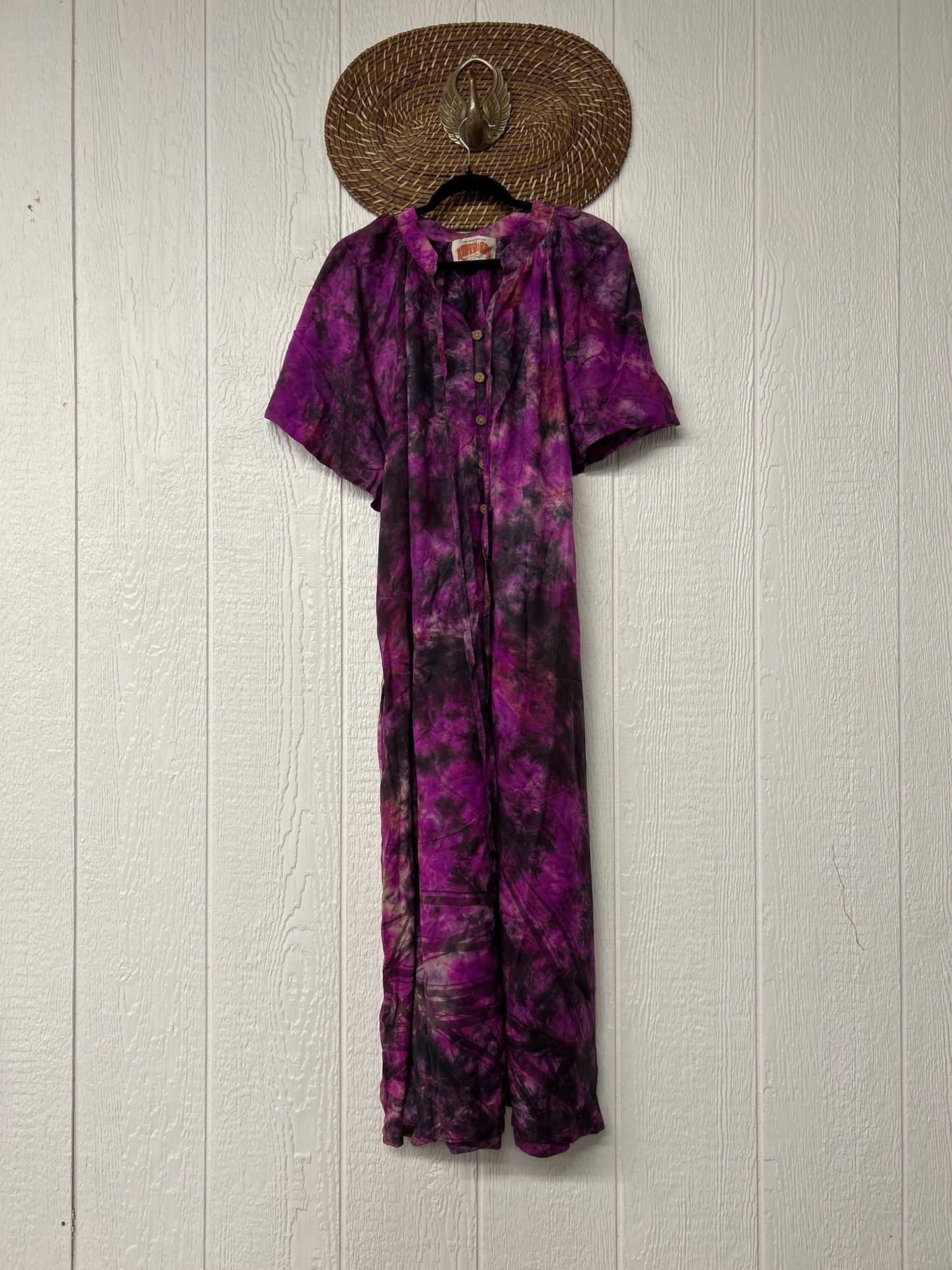 Crepe Sari Summer Woodstock Duster 0626 209