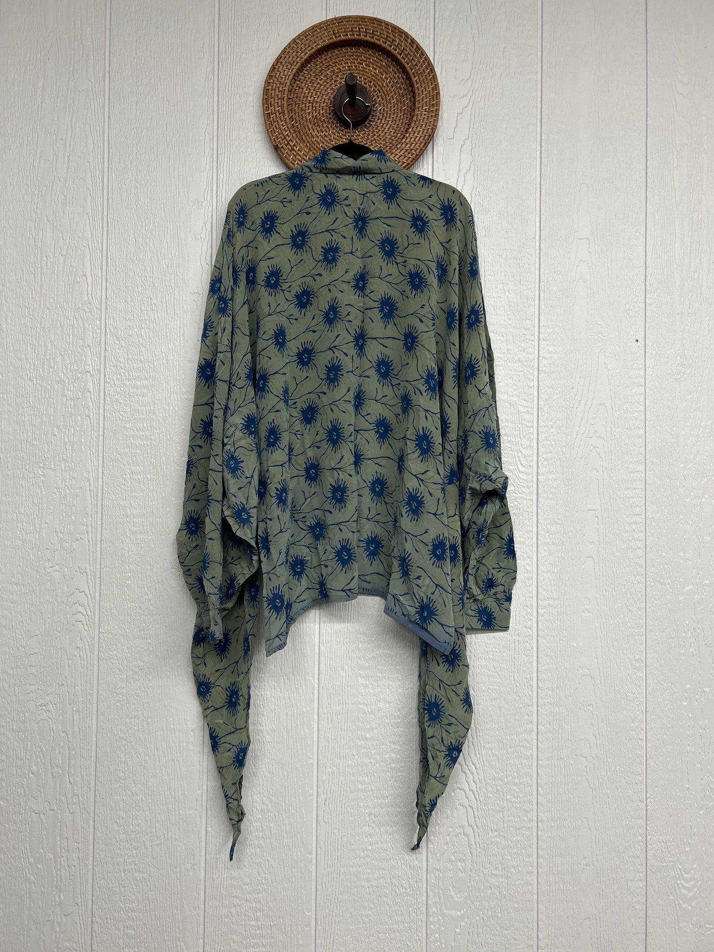 Crepe Sari Nirvana Button Down 1125 220