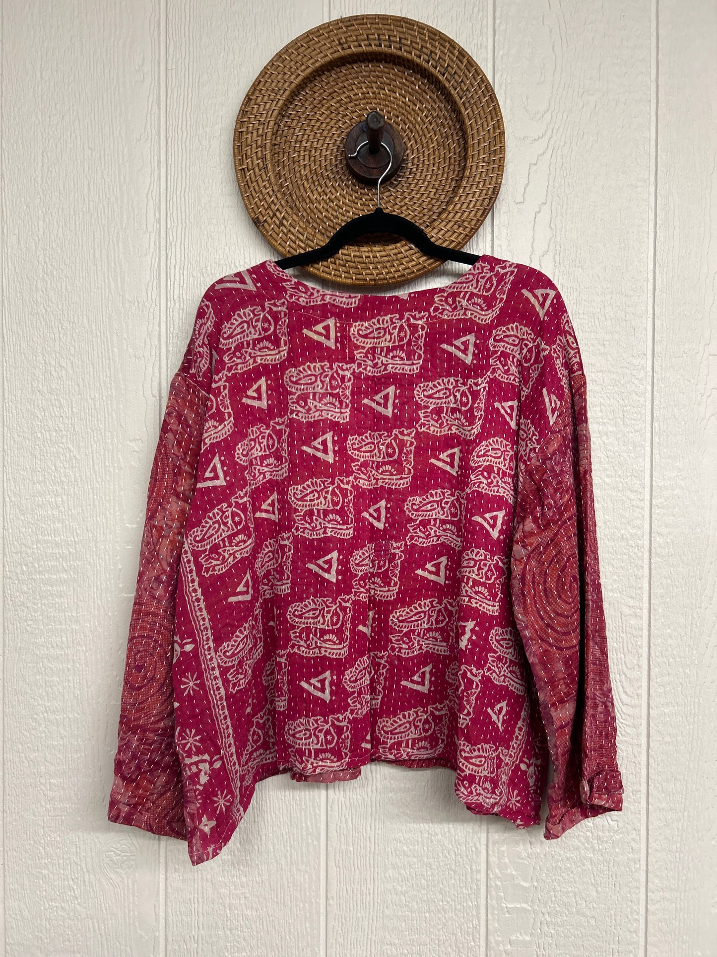 Pareo Kantha Wanderer Pocket Crop Top 0226 094