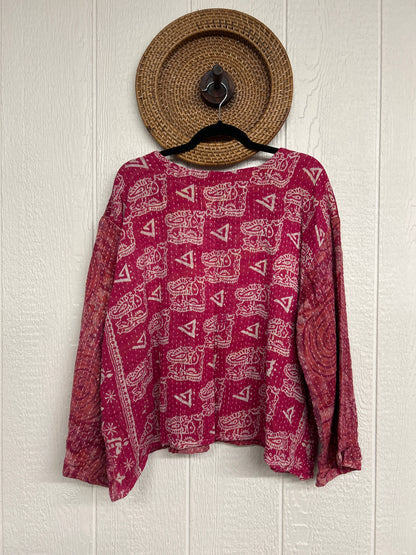 Pareo Kantha Wanderer Pocket Crop Top 0226 094