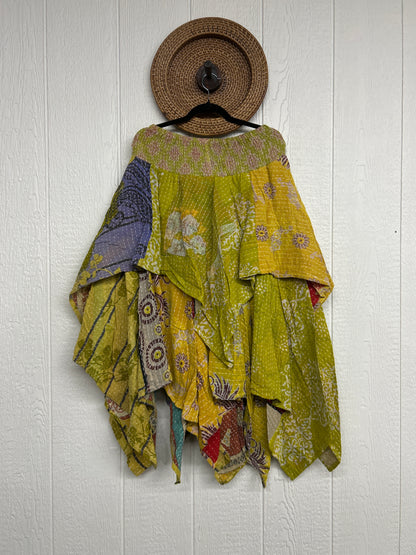 Pareo Kantha Pixie Skirt 0426 107
