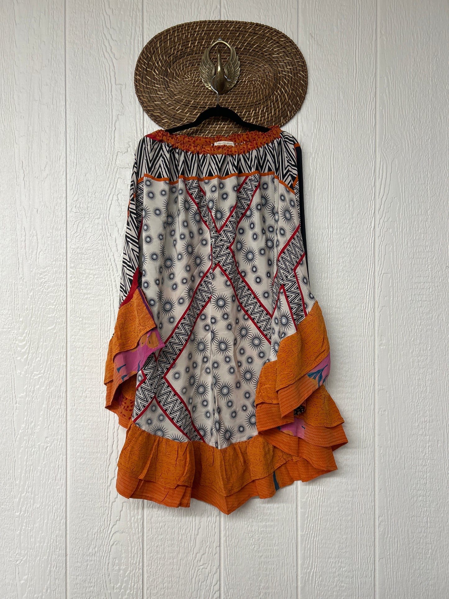 Crepe Wild Rose Skirt 1025 119