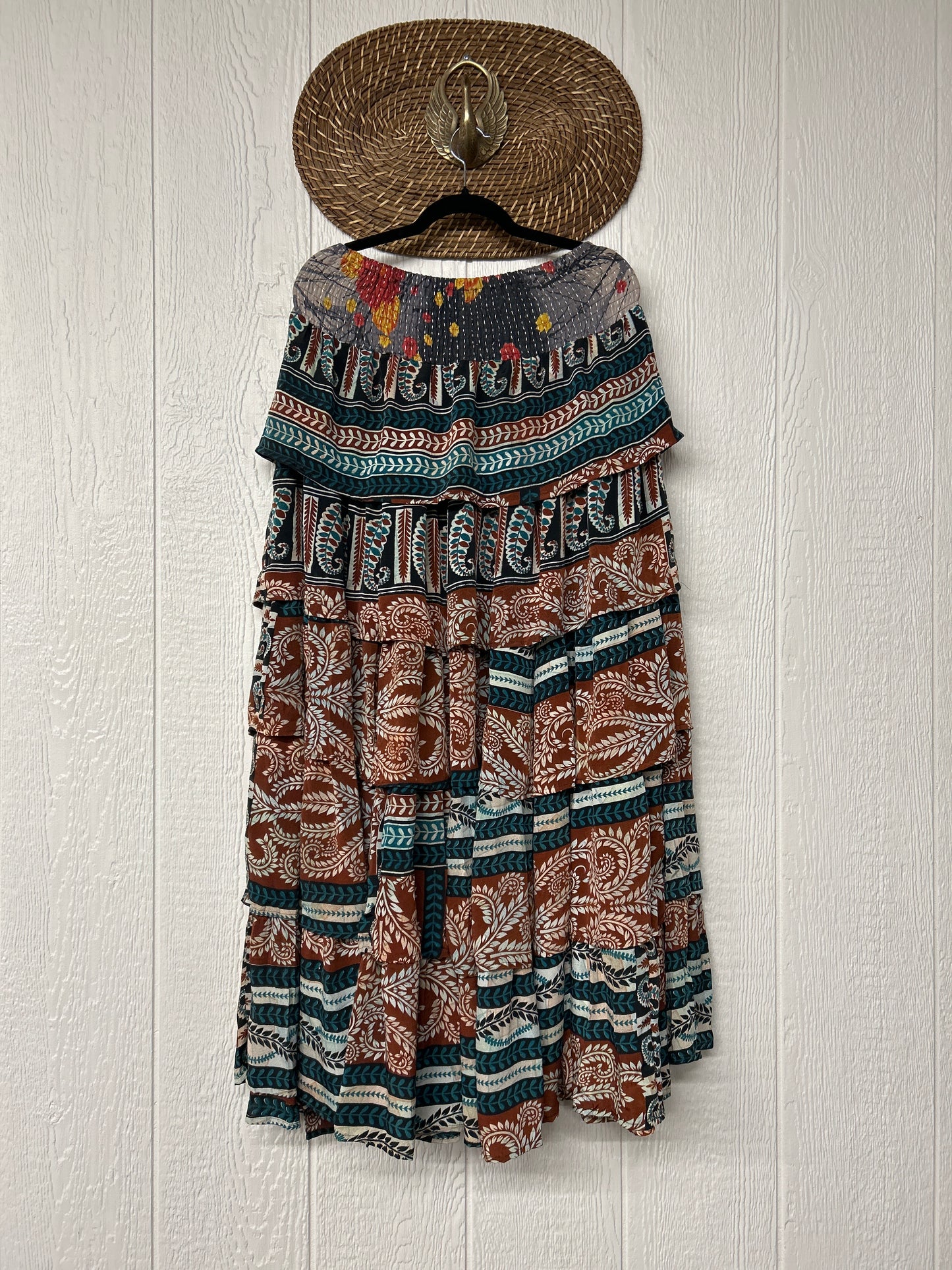 Rasgulla Sari Venus Ruffle Maxi 1125 008