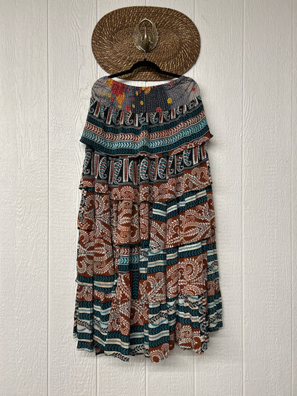 Rasgulla Sari Venus Ruffle Maxi 1125 008