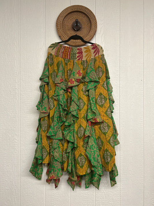 Pareo Kantha Willow Maxi Skirt 0826 234