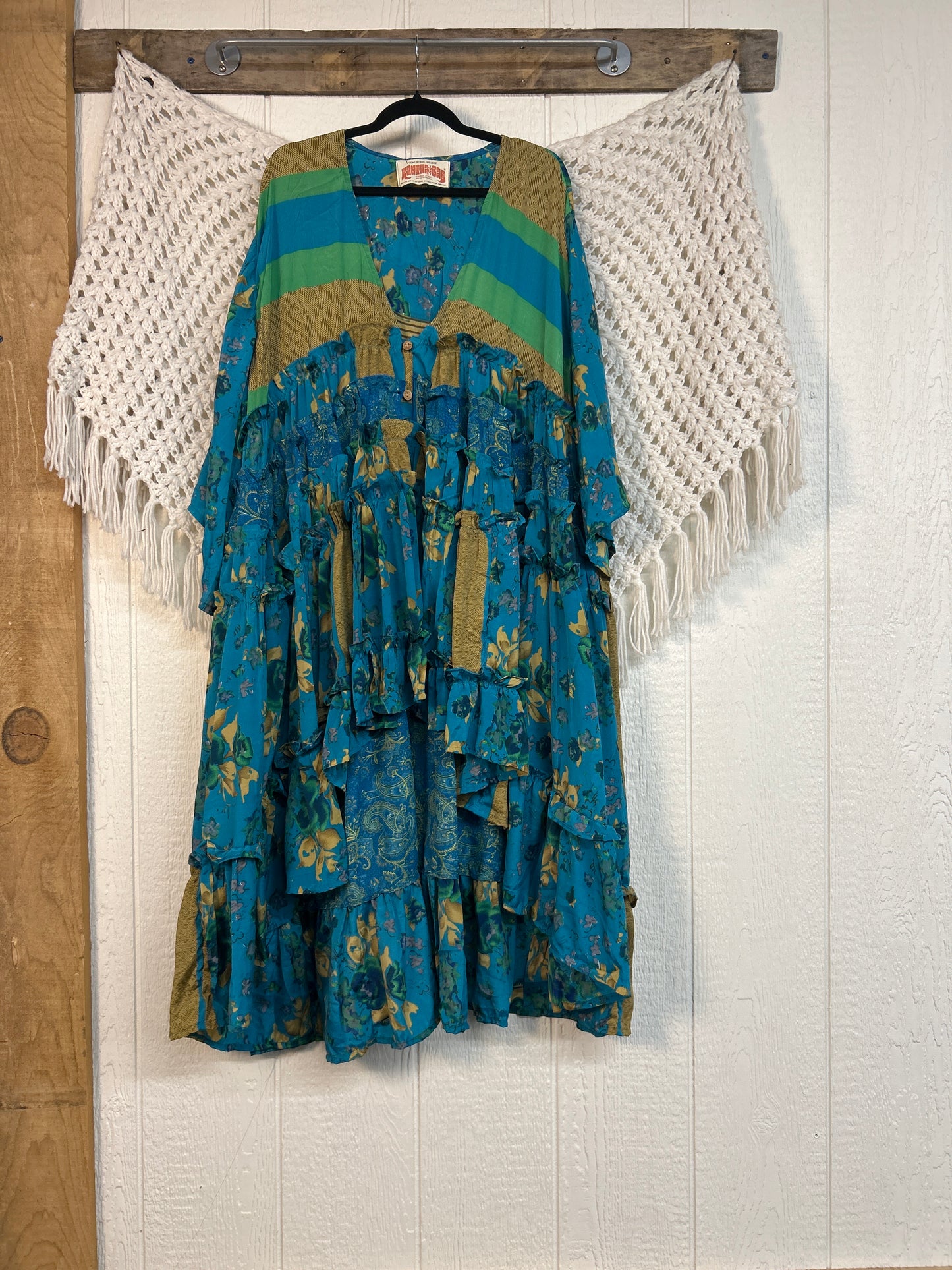 Rasgulla Sari Rhiannon Kimono 0826 116