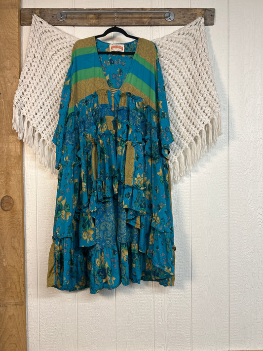 Rasgulla Sari Rhiannon Kimono 0826 116