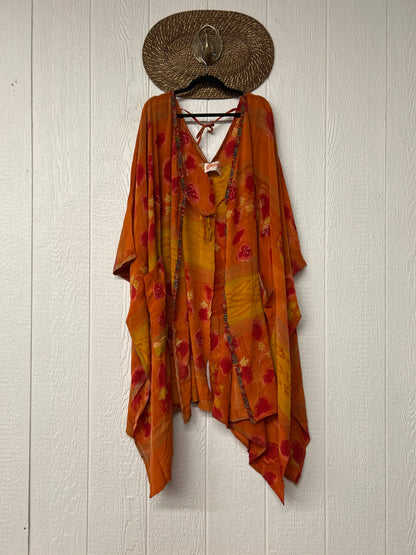 Crepe Sari Orchid Kimono 0626 146