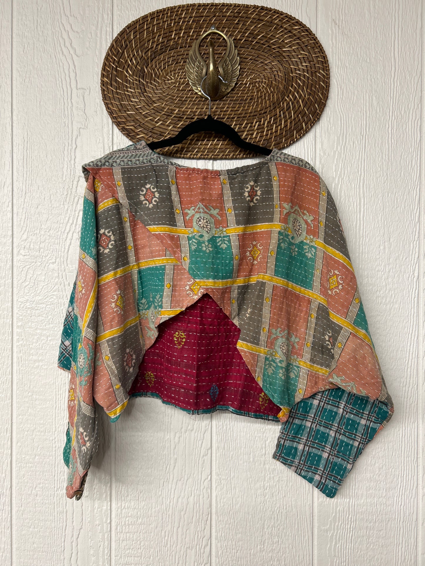 Pareo Kantha In Bloom Cropped Pullover 0326 195