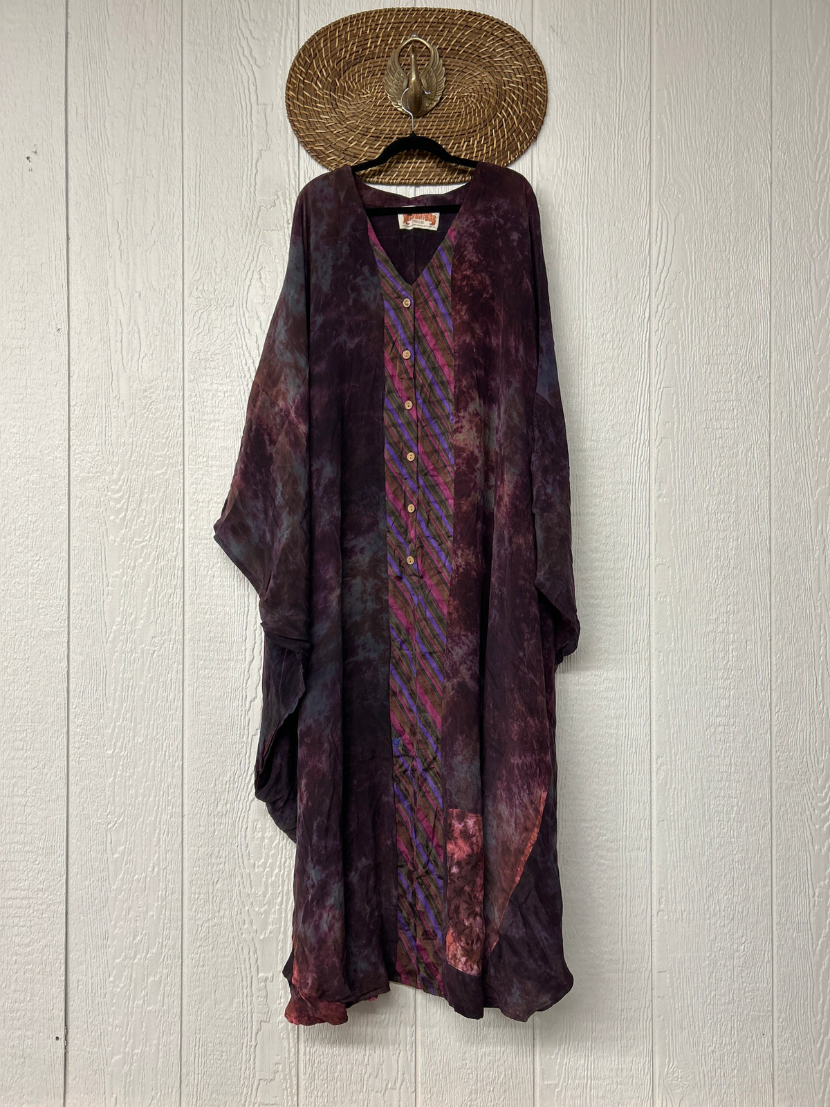 RETAIL Crepe Sari Bowie Muu Dress 0826 218