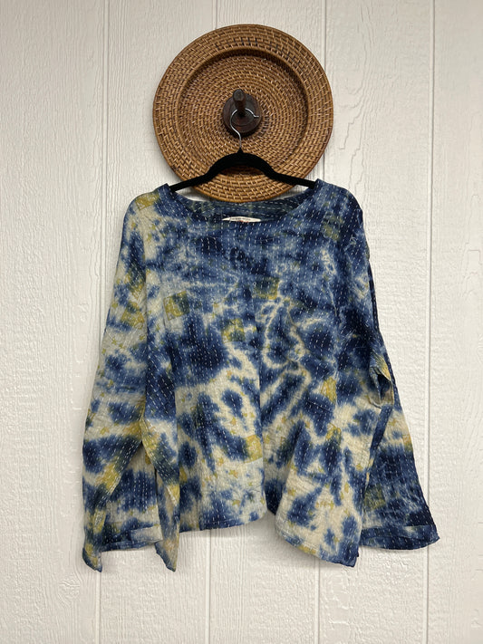 Pareo Kantha Wanderer Pocket Crop Top 0526 012