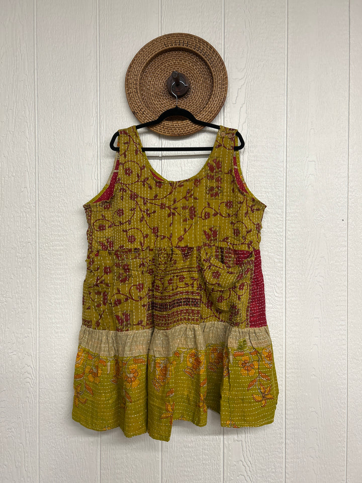 Kantha Meadow Mini Dress 0625 095