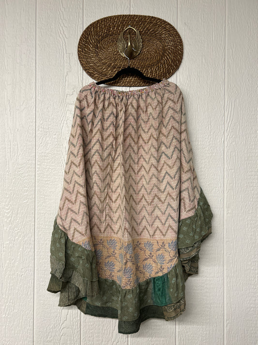 Pareo Kantha Wild Rose Skirt 0426 053