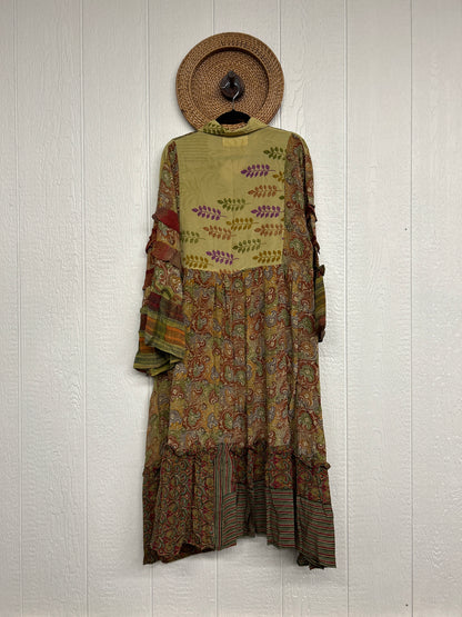 Crepe Sari Rhiannon Duster Dress 0226 156