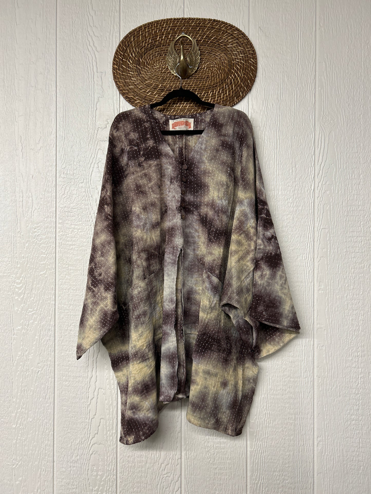 Pareo Kantha Gaia Split Tunic 0526 052