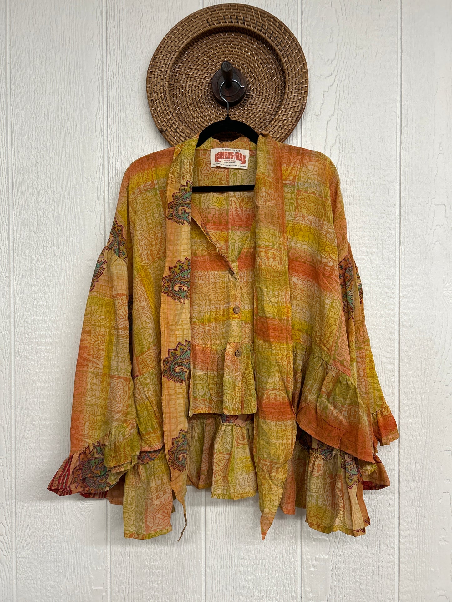 Crepe Sari Wild Rose Top 1225 116