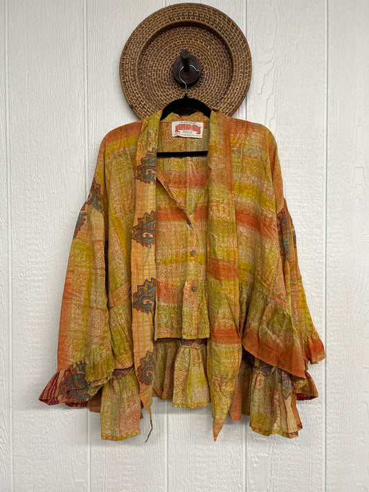 Crepe Sari Wild Rose Top 1225 116