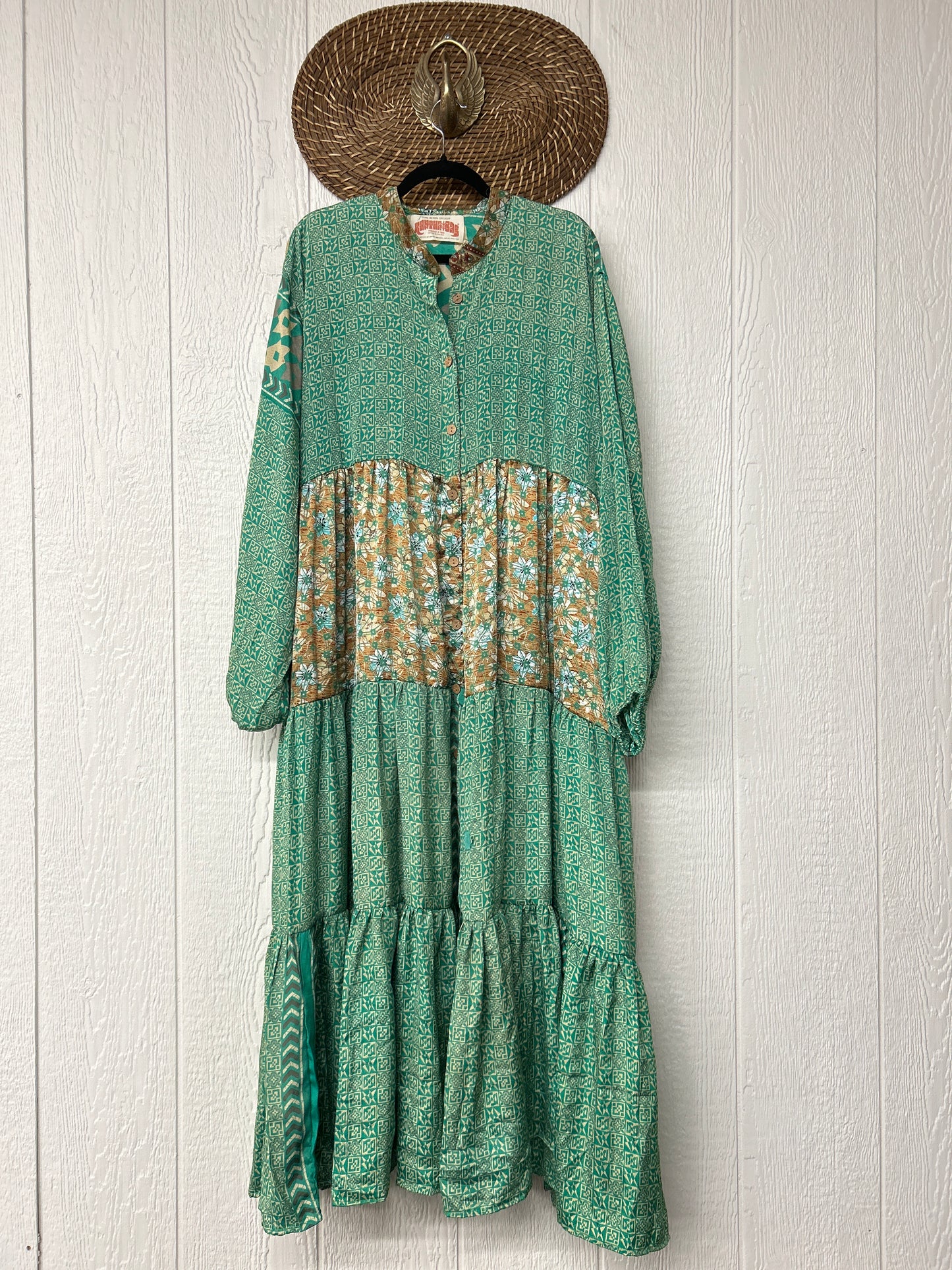 Rasgulla Sari Luminous Maxi Dress 0226 013