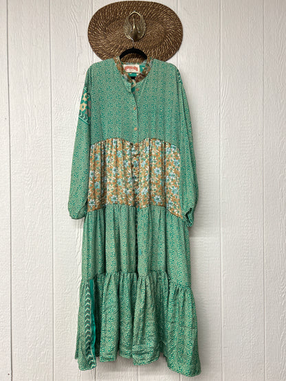 Rasgulla Sari Luminous Maxi Dress 0226 013