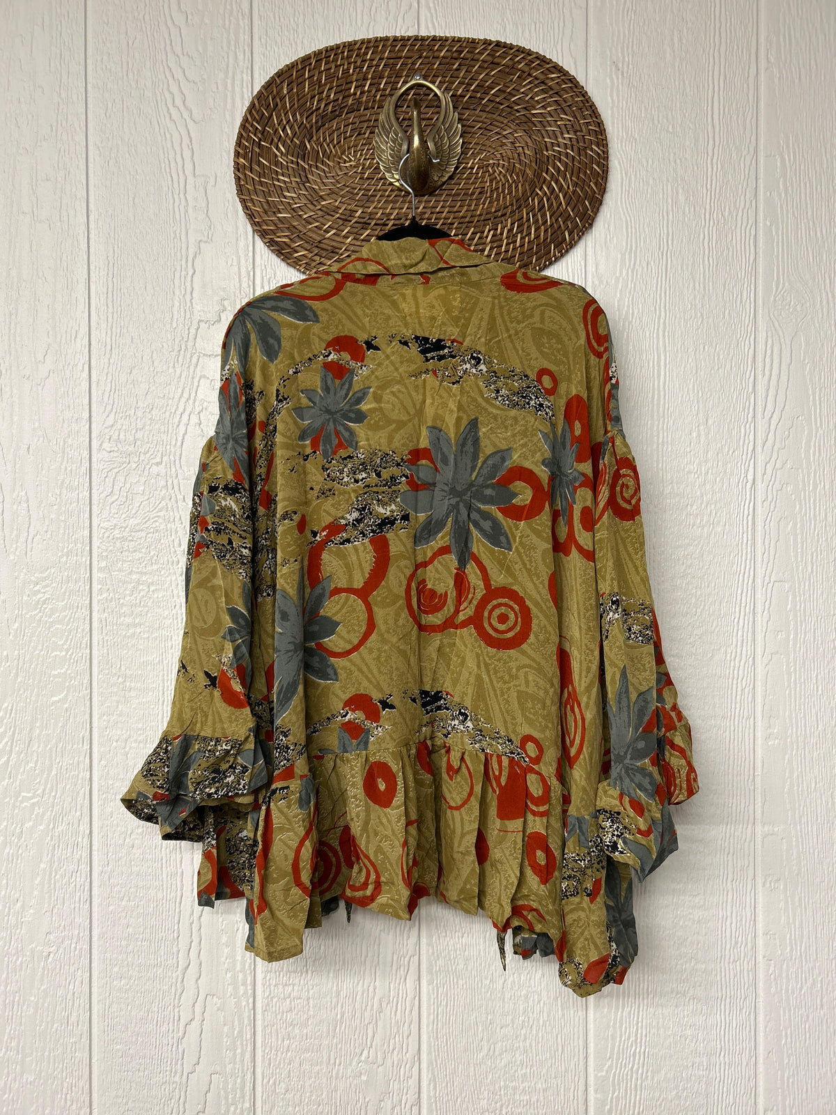 Crepe Sari Wild Rose Top 1026 208