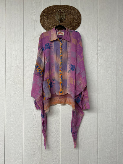 Crepe Sari Nirvana Button Down 1125 051