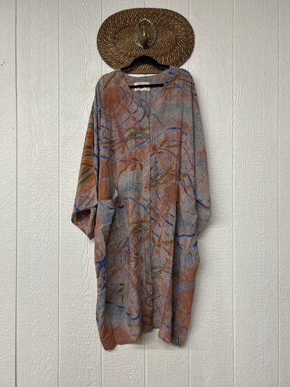 Crepe Sari Gaia Duster Dress 0826 129