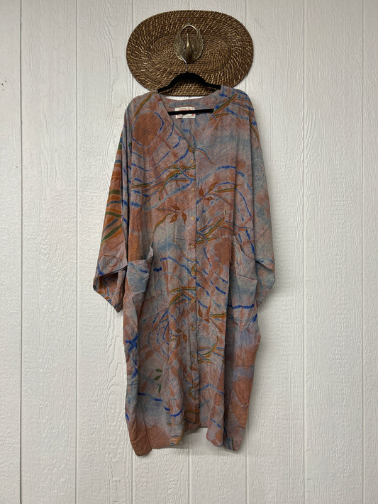 Crepe Sari Gaia Duster Dress 0826 129