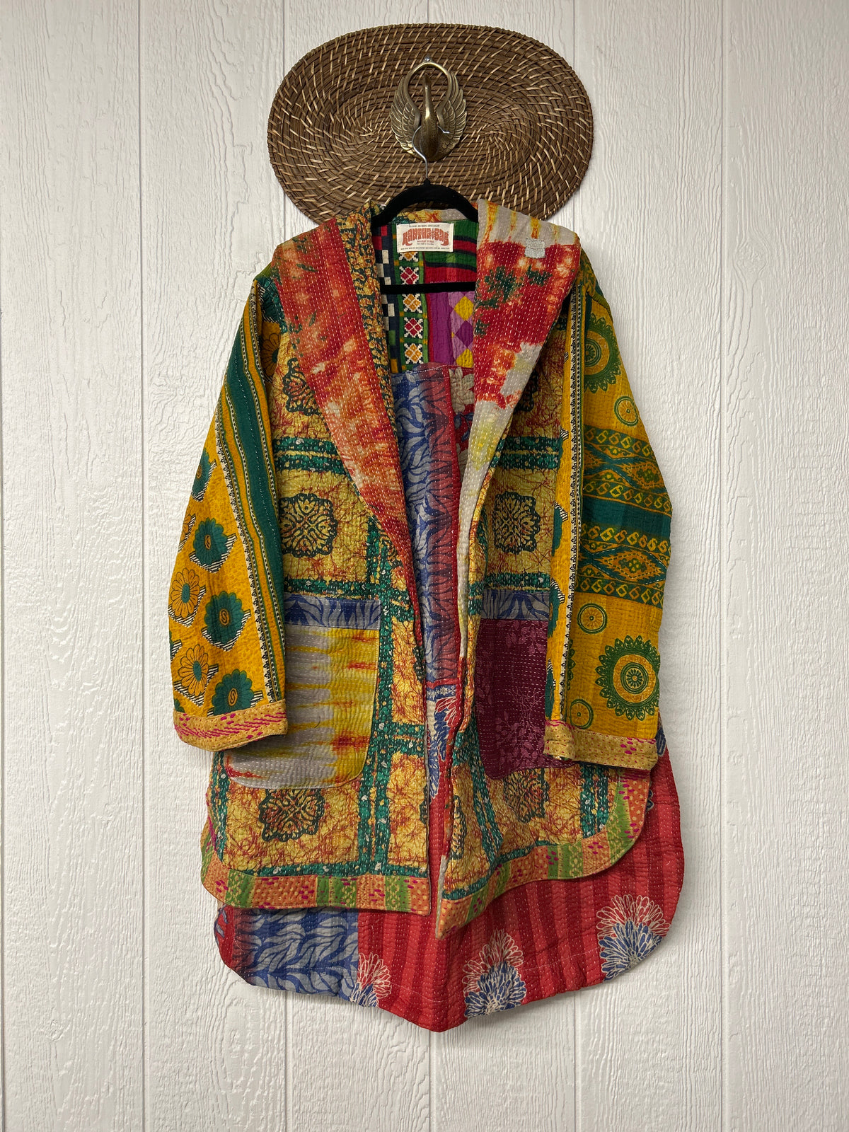 Fine Kantha Drifter Coat 1026 182