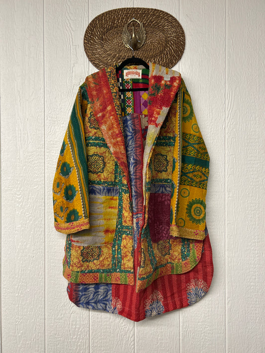 Fine Kantha Drifter Coat 1026 182