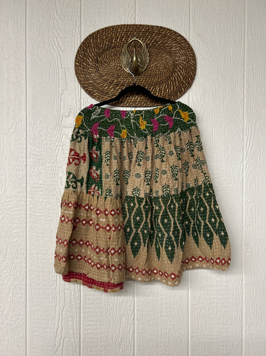 Pareo Kantha Meadow Skirt 0826 277