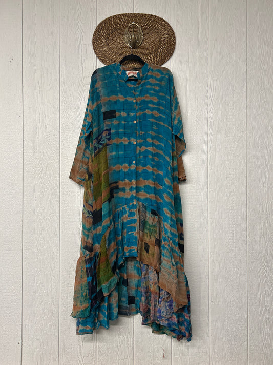 Crepe Sari Dahlia Duster Dress 0326 262