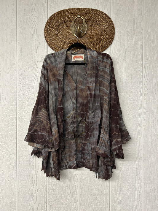 Crepe Sari Wild Rose Top 1026 154