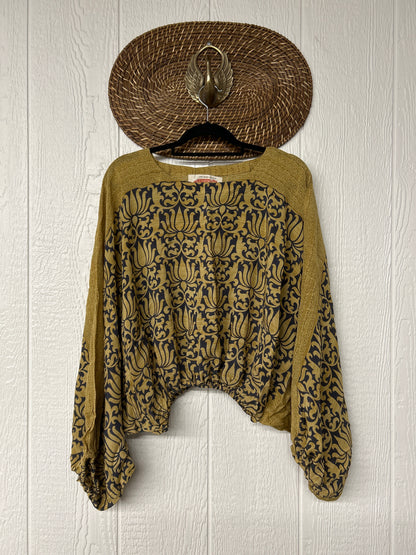 Crepe Sari Luna Crop Top 0526 014