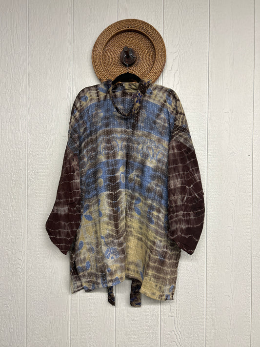 Pareo Kantha Shortie Majestic Kimono 0526 021