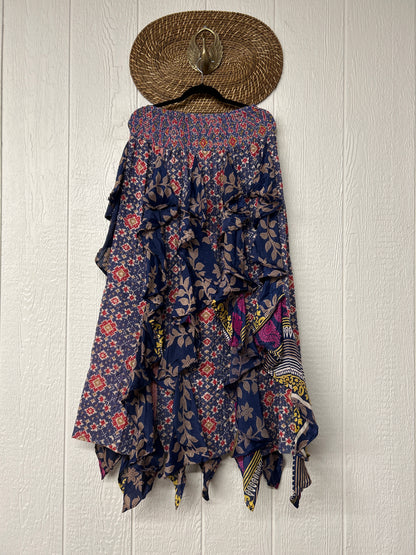 Pareo Kantha Willow Maxi Skirt 0826 182
