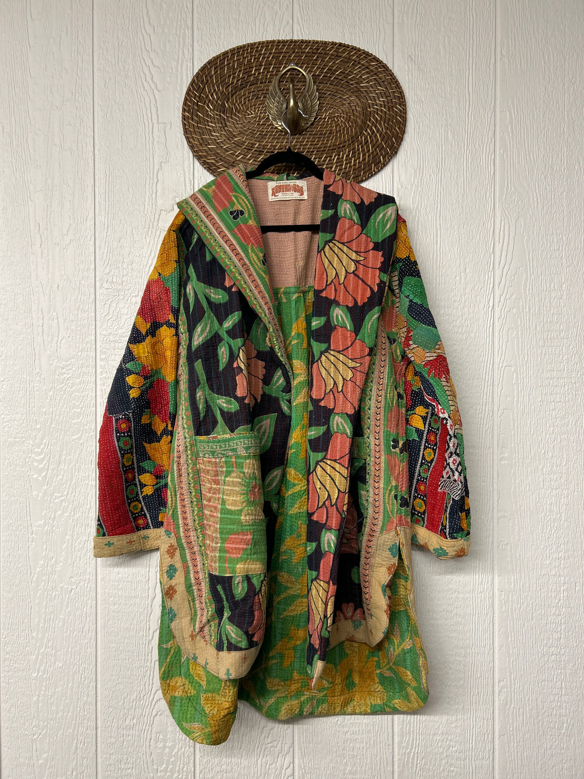 Fine Kantha Drifter Coat 1026 115