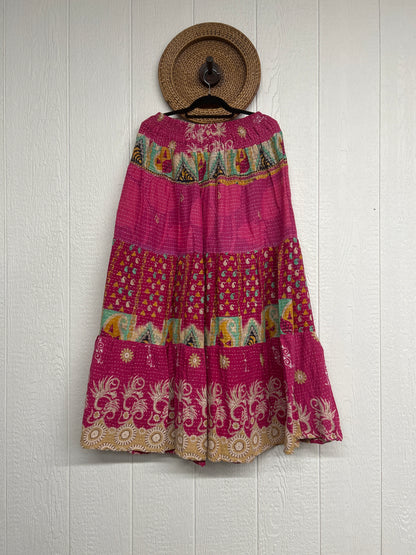 Pareo Kantha Lotus Maxi Skirt 0826 254
