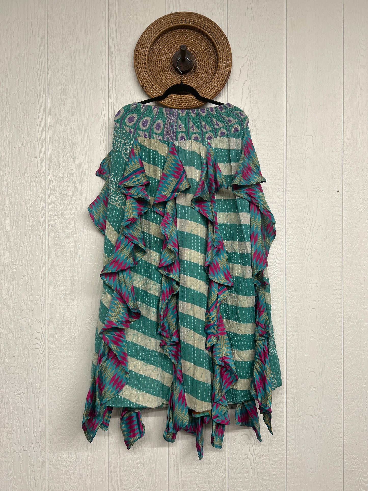 Pareo Kantha Willow Maxi Skirt 0826 050