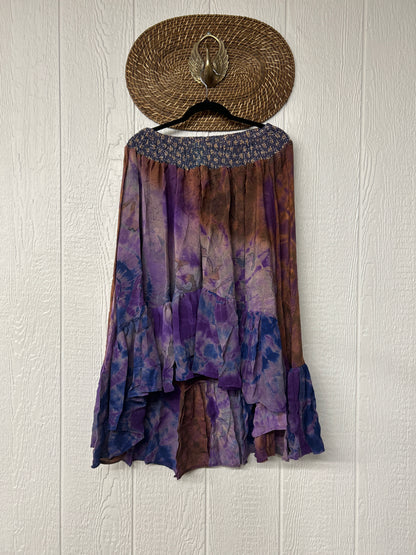 Crepe Sari Dahlia Skirt 1026 129