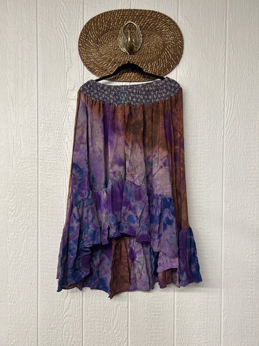 Crepe Sari Dahlia Skirt 1026 129