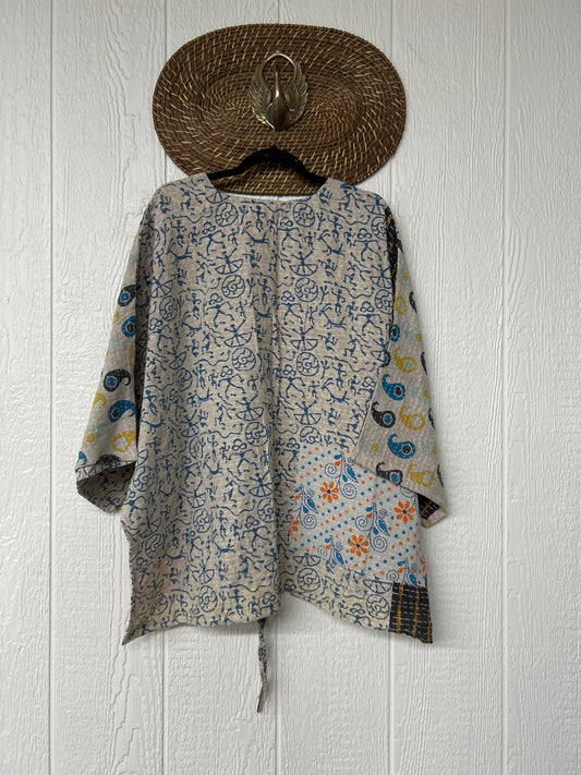 Pareo Kantha Hi-Lo Butterfly Top 0626 083