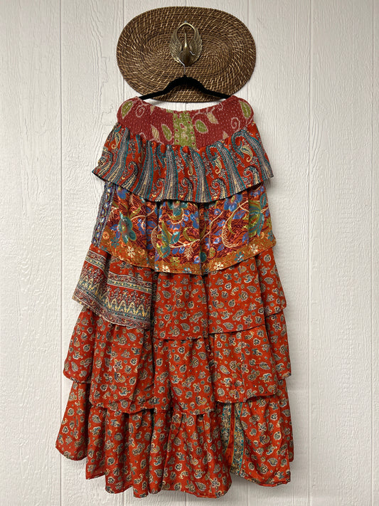 Rasgulla Sari Venus Ruffle Maxi 1125 102