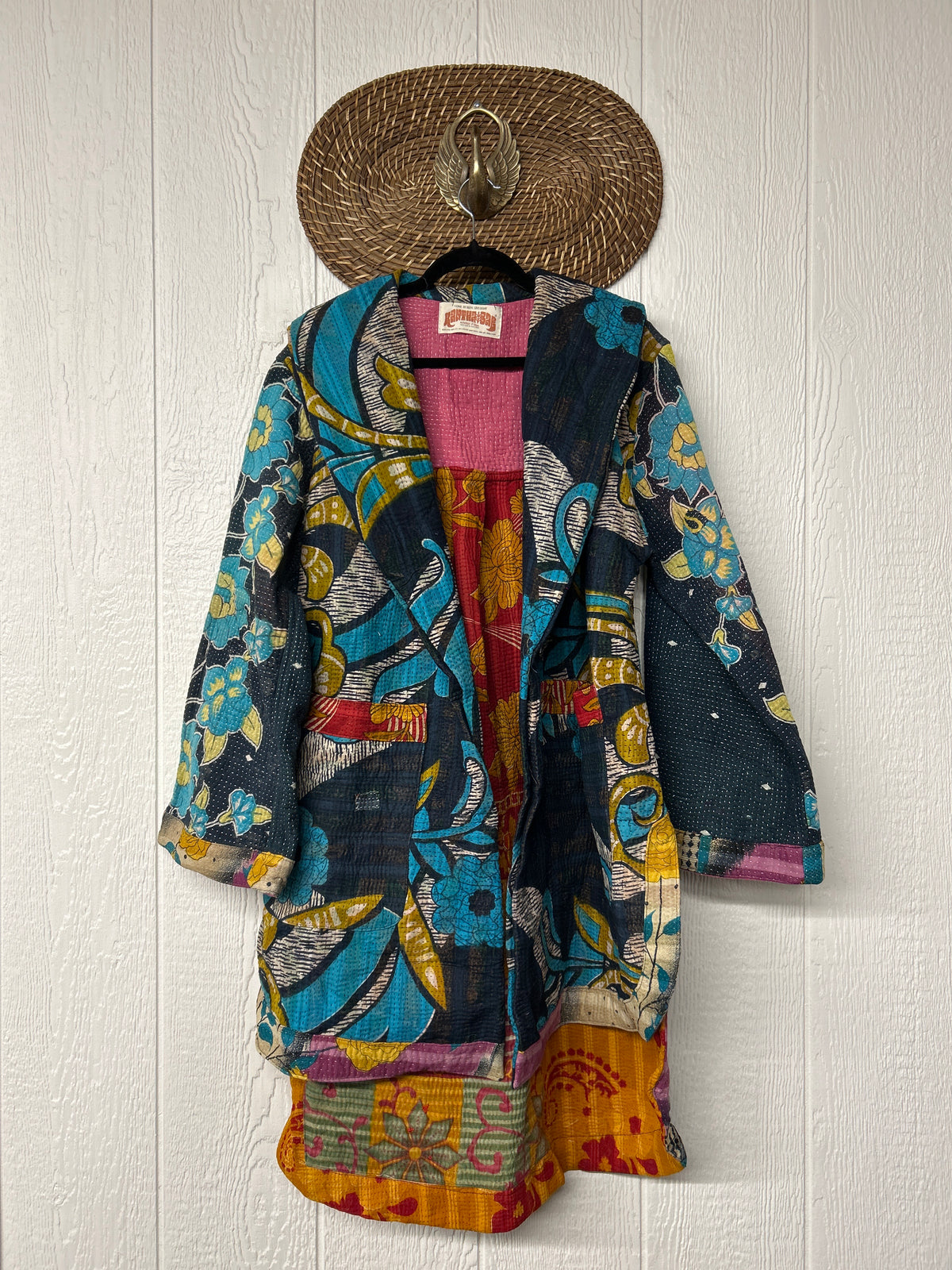 Fine Kantha Drifter Coat 1026 114
