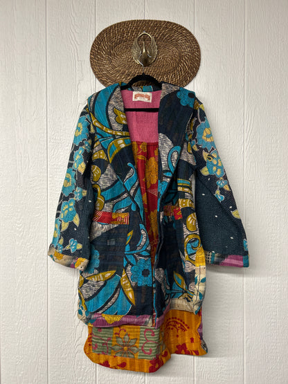 Fine Kantha Drifter Coat 1026 114