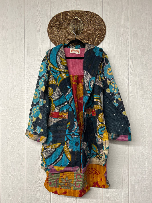 Fine Kantha Drifter Coat 1026 114
