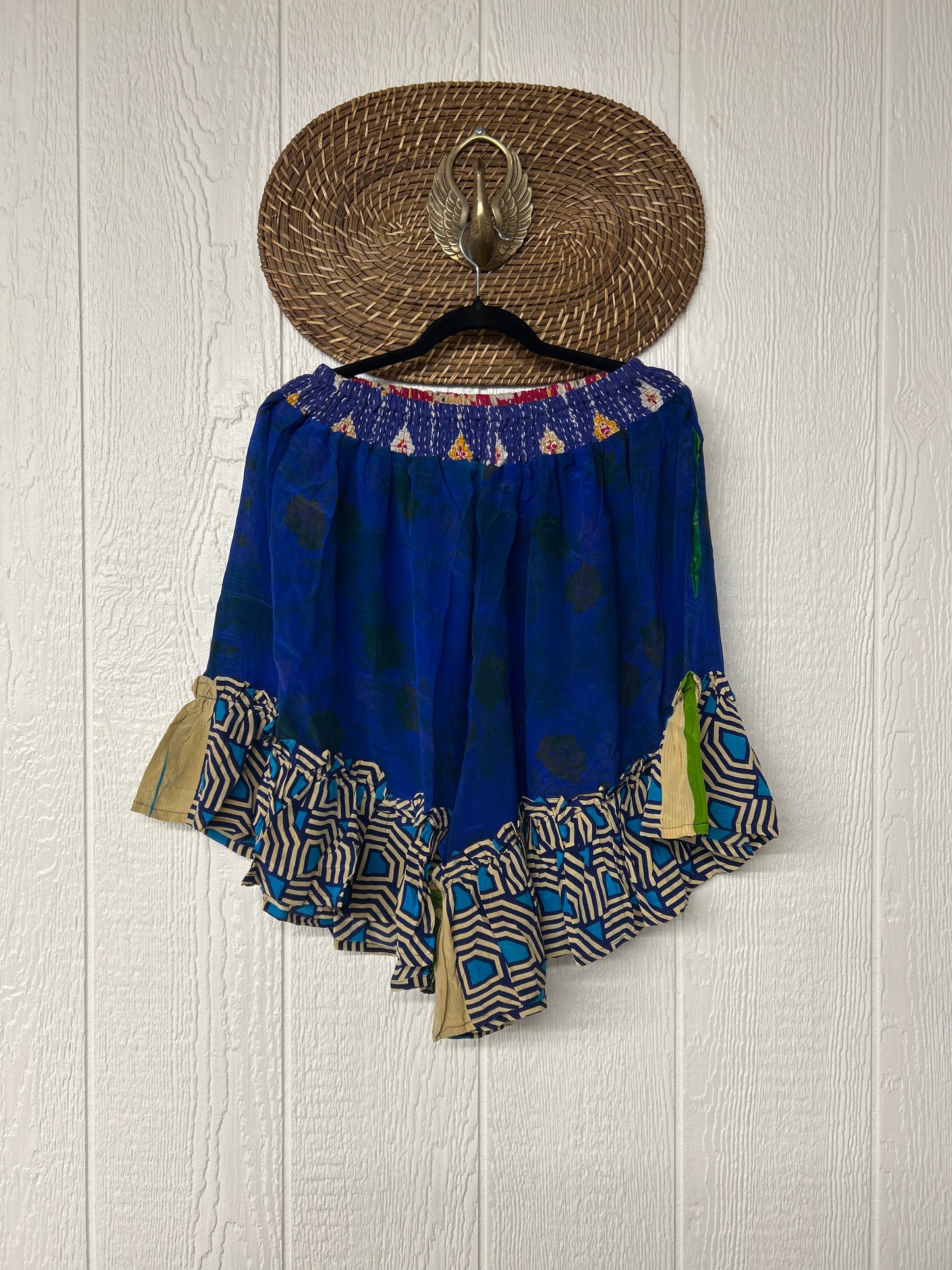 Crepe Sari Lover Cropped Culottes 0726 011