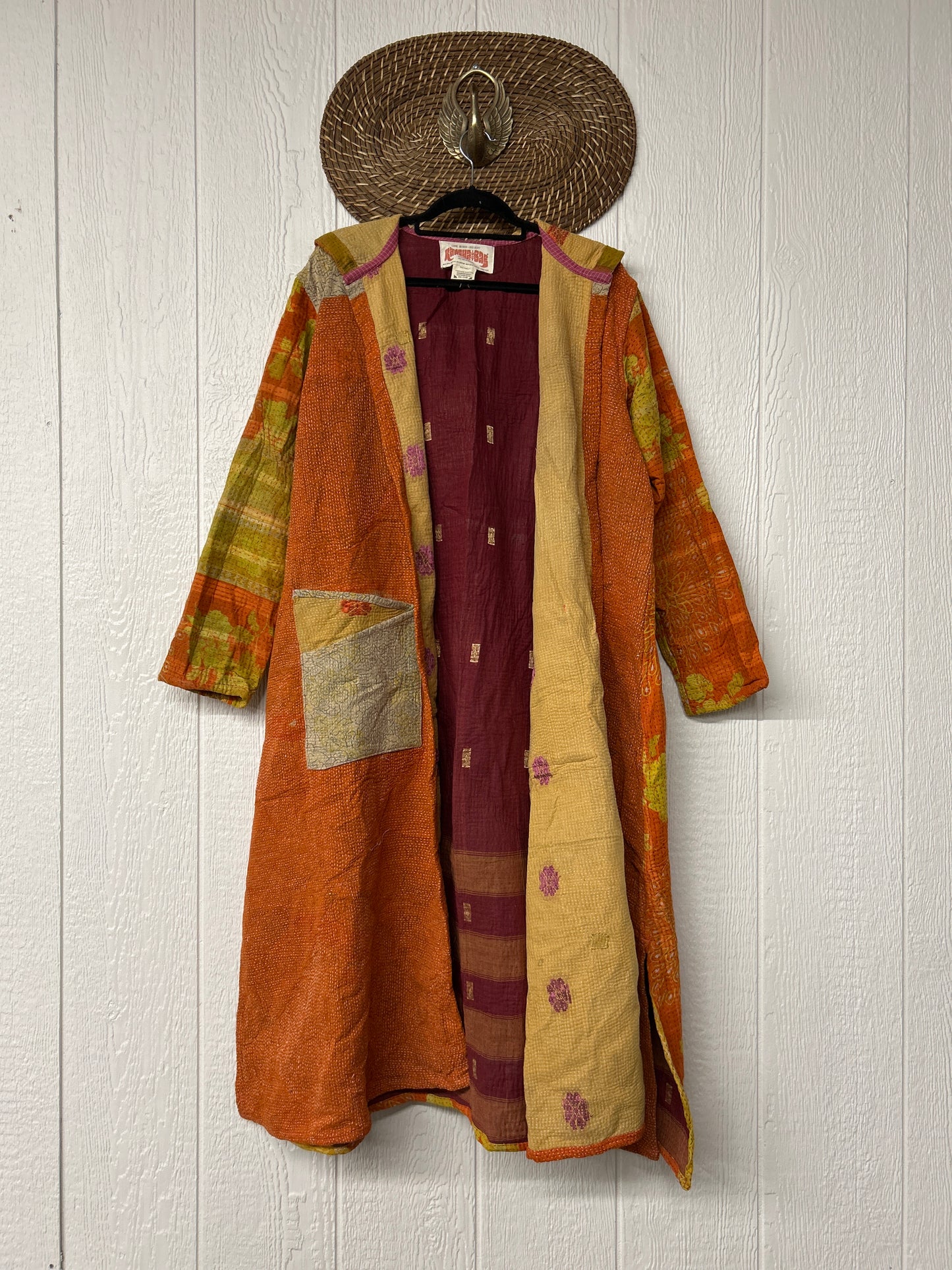 Fine Kantha Rising Sun Coat 1125 049